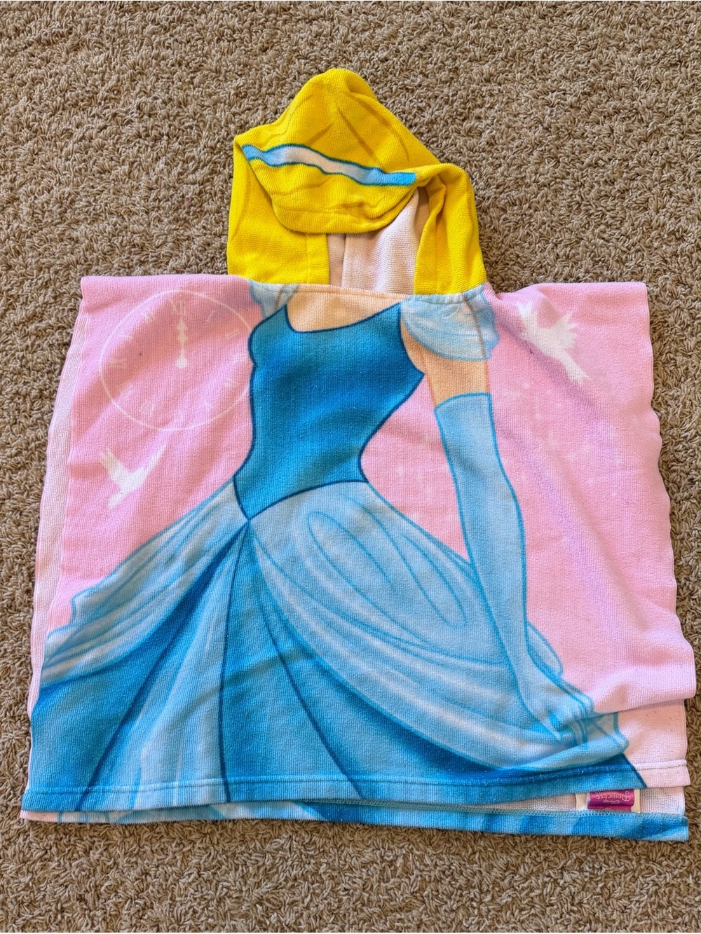 Disney Cinderella Beach Towel Poncho